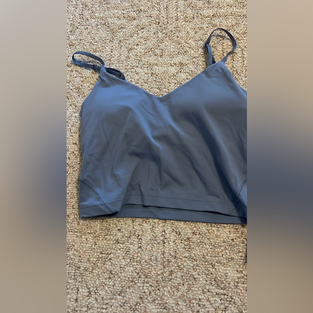 Lululemon | blue willow cropped tank 6